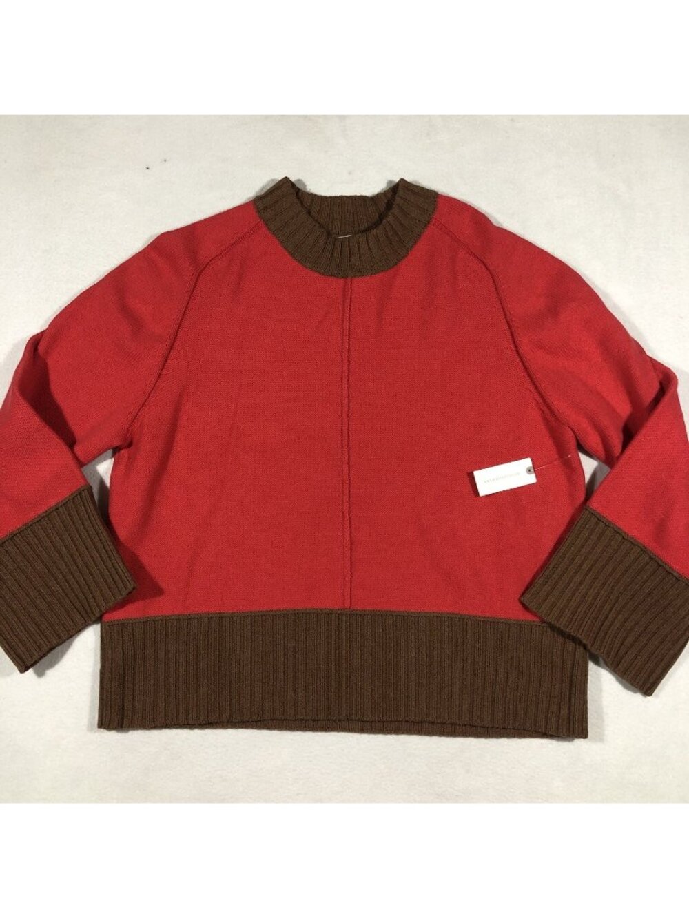 NEW Anthropologie Maeve Womens XS Chandler Crew-Neck Relaxed Pullover Sweater
